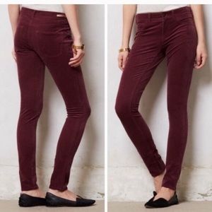 Anthro Pilcro burgundy cords